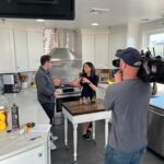 LIVE on NBC10 news discussing pantry and kitchen safety and organization.